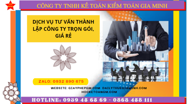 Dịch vụ tư vấn thành lập công ty trọn gói giá rẻ vĩnh long 1 Dịch vụ thành lập công ty trọn gói giá rẻ tại Vĩnh Long