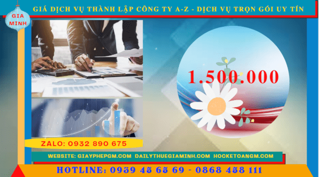 Dịch vụ thành lập công ty a-z - dịch vụ trọn gói uy tín tại bình định 5 Chi phí thành lập công ty trọn gói từ A-Z tại Bình Định