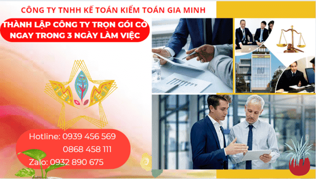 Thành lập công ty trọn gói tại Đồng Tháp có ngay trong 3 ngày làm việc