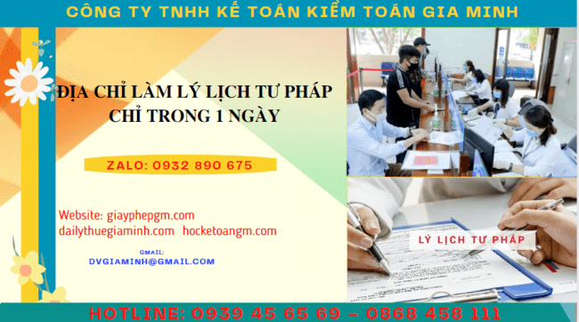 Địa chỉ làm lý lịch tư pháp ở cà mau chỉ trong 1 ngày 6 Hướng dẫn thủ tục làm lý lịch tư pháp Cà Mau