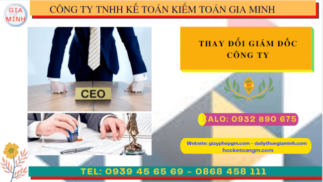 THAY ĐỔI GIÁM ĐỐC CÔNG TY Ở QUẬN BẮC TỪ LIÊM 4 Thay đổi giám đốc công ty công ty TNHH tại Quận Bắc Từ Liêm - Hà Nội