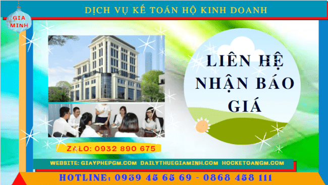 DỊCH VỤ KẾ TOÁN HỘ KINH DOANH TẠI BẮC GIANG 5 Bảng giá dịch vụ kế toán hộ kinh doanh tại Bắc Giang