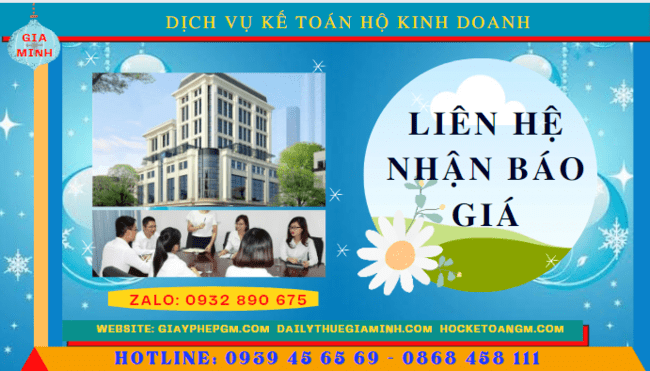DỊCH VỤ KẾ TOÁN HỘ KINH DOANH TẠI SƠN LA 5 Bảng giá dịch vụ kế toán hộ kinh doanh tại Sơn La