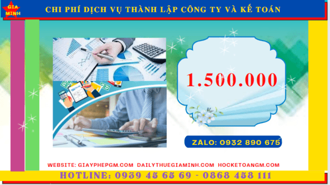 DỊCH VỤ THÀNH LẬP CÔNG TY VÀ KẾ TOÁN TẠI BÌNH ĐỊNH 5 Bảng giá dịch vụ kế toán thành lập công ty tại Bình Định
