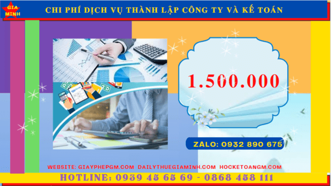 Bảng giá dịch vụ kế toán thành lập công ty tại Đắk Lắk