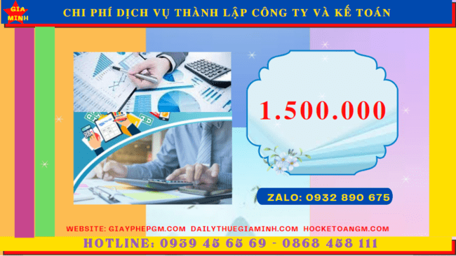 Bảng giá dịch vụ kế toán thành lập công ty tại Đắk Nông
