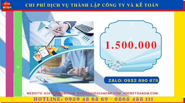 Bảng giá dịch vụ kế toán thành lập công ty tại Gia Lai