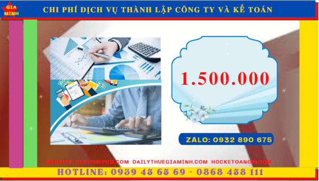Bảng giá dịch vụ kế toán thành lập công ty tại Huế