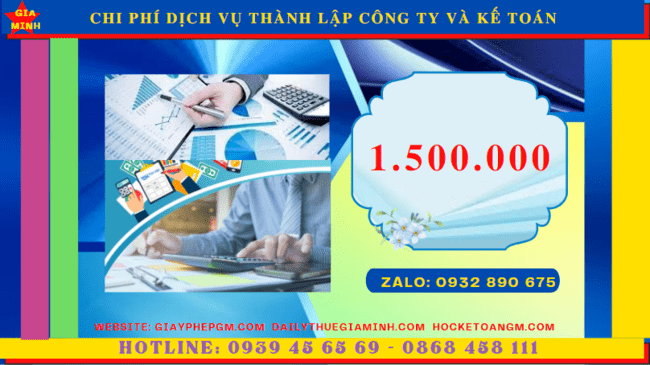 Bảng giá dịch vụ kế toán thành lập công ty tại Kon Tum