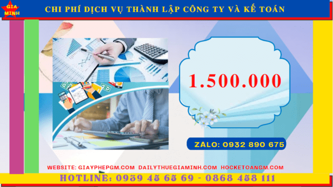 DỊCH VỤ THÀNH LẬP CÔNG TY VÀ KẾ TOÁN TẠI QUẢNG BÌNH 5 Bảng giá dịch vụ thành lập công ty tại Quảng Bình