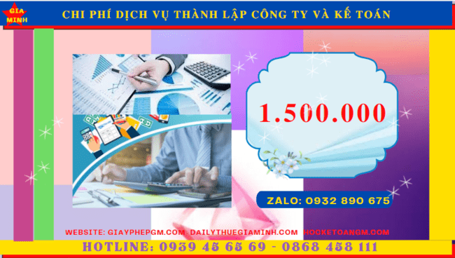 Bảng giá dịch vụ thành lập công ty tại Thanh Hóa