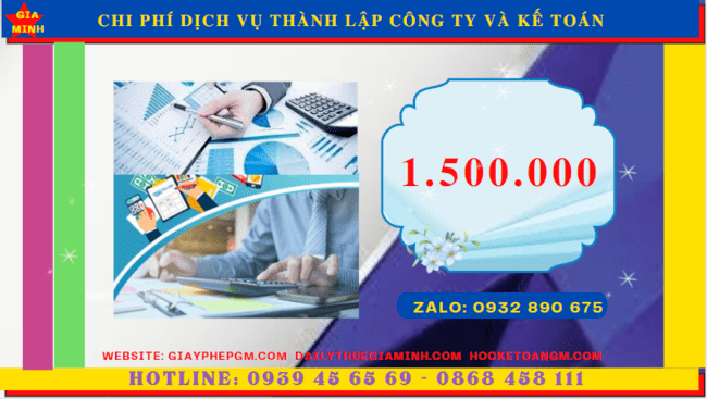 Dịch vụ thành lập công ty và kế toán tại thành phố hưng yên 5 Bảng giá dịch vụ thành lập công ty tại Thành Phố Hưng Yên