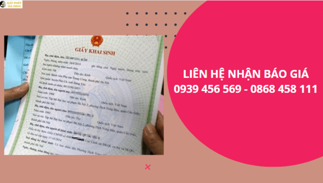Chi phí làm trích lục khai sinh tại TPHCM 