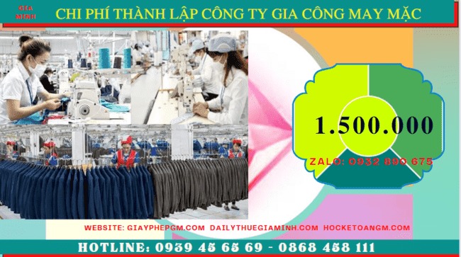 Thành lập công ty gia công may mặc tại lào cai 5 Chi phí thành lập công ty gia công may mặc trọn gói tại Lào Cai