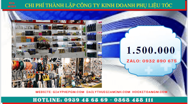 Thành lập công ty phụ liệu tóc tại Cần Thơ: Hướng dẫn thủ tục chi tiết từ A-Z 10 Chi phí thành lập doanh nghiệp kinh doanh phụ liệu tóc uy tín tại Thành Phố Cần Thơ
