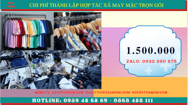 Chi phí thành lập hợp tác xã trọn gói tại Đồng Tháp