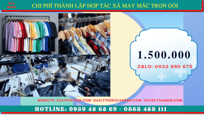 Chi phí thành lập hợp tác xã trọn gói tại Tây Ninh