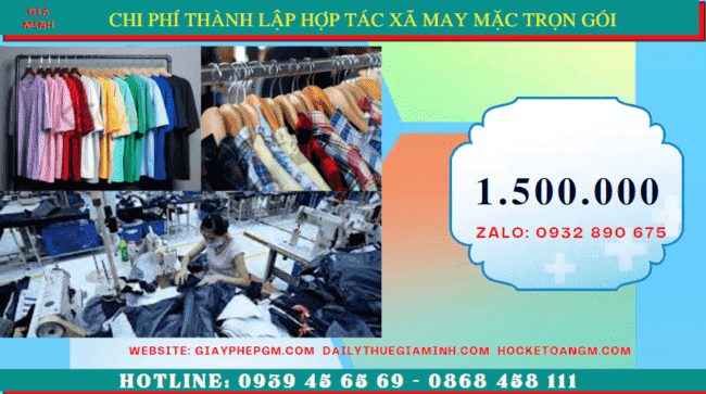 Chi phí thành lập hợp tác xã trọn gói tại Vĩnh Long