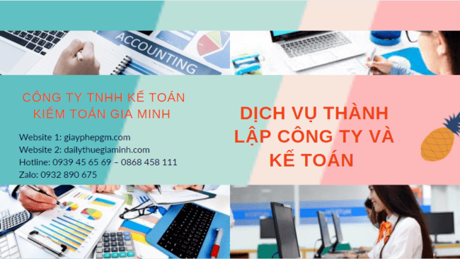 Cung cấp dịch vụ thành lập công ty và kế toán tại Bình Dương