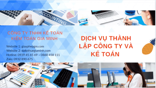 Cung cấp dịch vụ thành lập công ty và kế toán tại Gia Lai
