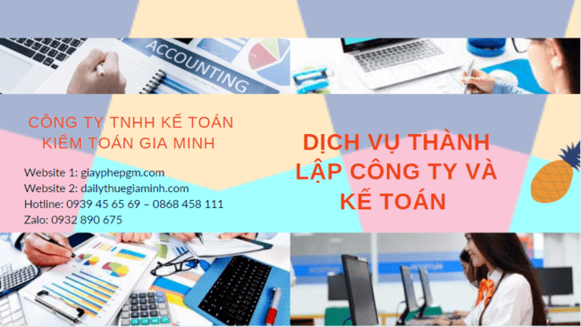 Cung cấp dịch vụ thành lập công ty và kế toán tại Hà Tĩnh