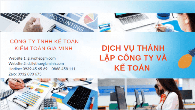 Cung cấp dịch vụ thành lập công ty và kế toán tại Hậu Giang