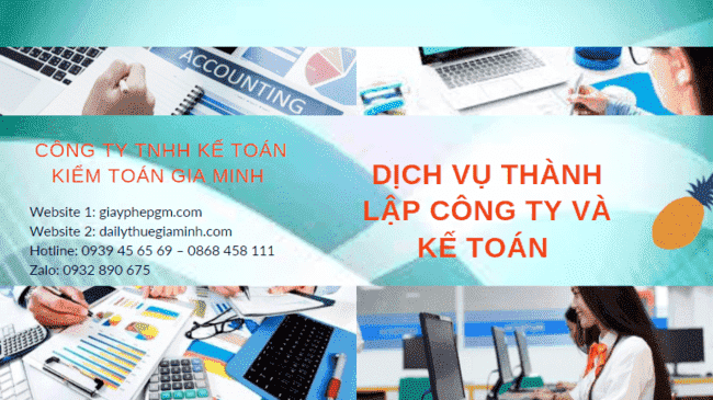 Cung cấp dịch vụ thành lập công ty và kế toán tại Long An