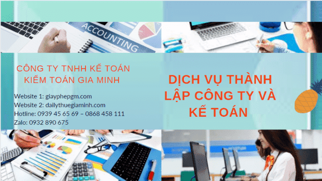 Cung cấp dịch vụ thành lập công ty và kế toán tại Nghệ An