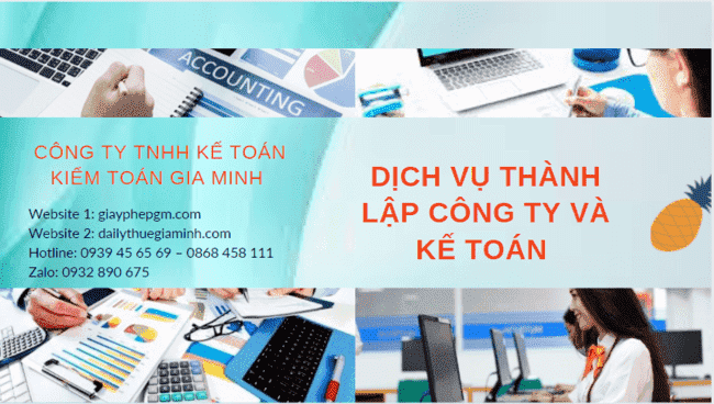Cung cấp dịch vụ thành lập công ty và kế toán tại Thanh Hóa