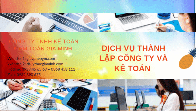 Dịch vụ thành lập công ty và kế toán tại trà vinh 4 Cung cấp dịch vụ thành lập công ty và kế toán tại Trà Vinh