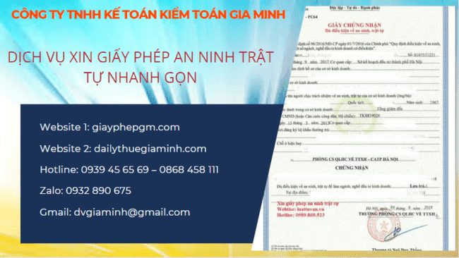Dịch vụ xin giấy phép an ninh trật tự nhanh gọn tại Quảng Ninh – Hỗ trợ tận tâm, thủ tục chuẩn xác 4 Cung cấp dịch vụ xin giấy phép an ninh trật tự tại Quảng Ninh