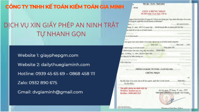 DỊCH VỤ XIN GIẤY PHÉP AN NINH TRẬT TỰ NHANH GỌN TẠI THÀNH PHỐ HUẾ 4 Cung cấp dịch vụ xin giấy phép an ninh trật tự tại Thành Phố Huế