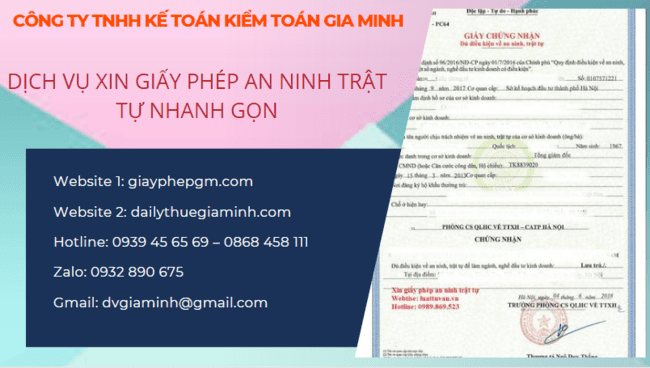 DỊCH VỤ XIN GIẤY PHÉP AN NINH TRẬT TỰ NHANH GỌN TẠI TP HƯNG YÊN 4 Cung cấp dịch vụ xin giấy phép an ninh trật tự tại TP Hưng Yên