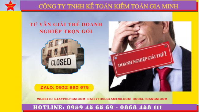 Tư vấn giải thể doanh nghiệp trọn gói tại Thái Nguyên 4 Dịch vụ giải thể doanh nghiệp trọn gói tại Thái Nguyên