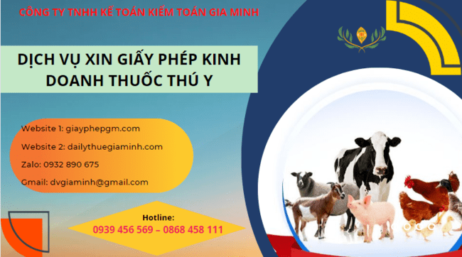 DỊCH VỤ XIN GIẤY PHÉP KINH DOANH THUỐC THÚ Y 10 Dịch vụ giấy phép kinh doanh thuốc thú y cam kết thời gian nhanh nhất