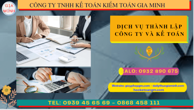 Dịch vụ kế toán và thành lập công ty tại An Giang