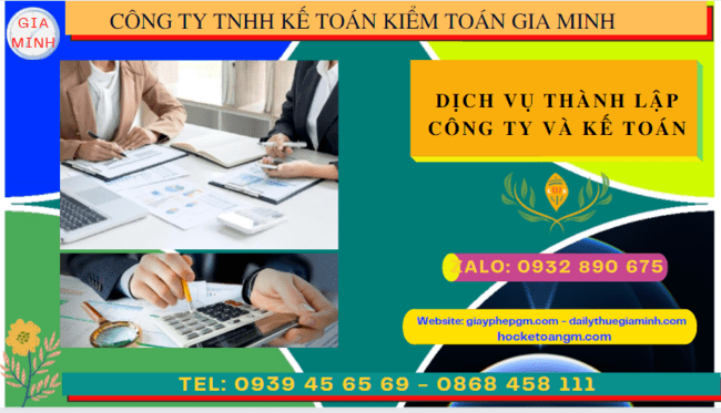 Dịch vụ kế toán và thành lập công ty tại Gia Lai