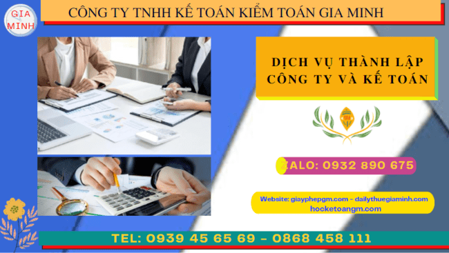 Dịch vụ kế toán và thành lập công ty tại Kiên Giang