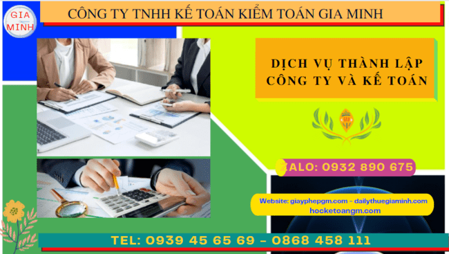 Dịch vụ kế toán và thành lập công ty tại Phú Yên