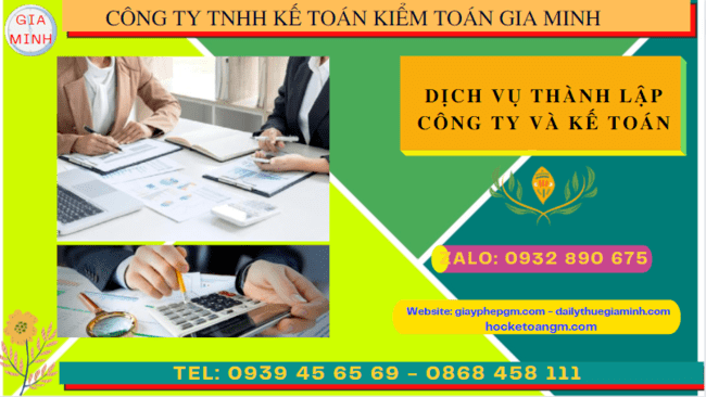 DỊCH VỤ THÀNH LẬP CÔNG TY VÀ KẾ TOÁN TẠI TÂY NINH – HỖ TRỢ TRỌN GÓI, NHANH CHÓNG 8 Dịch vụ kế toán và thành lập công ty tại Tây Ninh