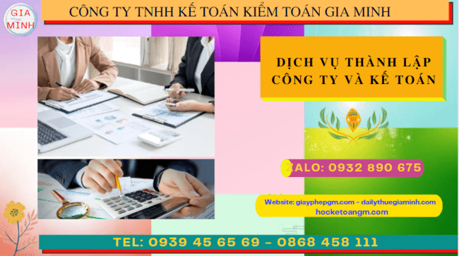 Dịch vụ kế toán và thành lập công ty tại Thanh Hóa