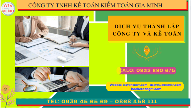Dịch vụ thành lập công ty và kế toán tại thành phố hưng yên 6 Dịch vụ kế toán và thành lập công ty tại Thành Phố Hưng Yên