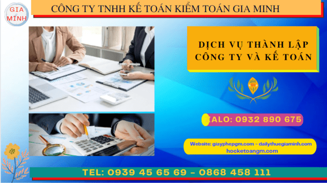 Dịch vụ thành lập công ty và kế toán tại tuyên quang 6 Dịch vụ kế toán và thành lập công ty tại Tuyên Quang