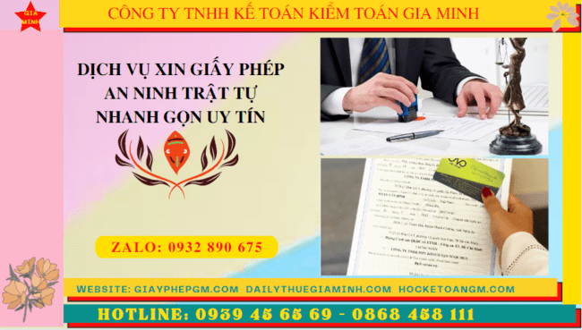 DỊCH VỤ XIN GIẤY PHÉP AN NINH TRẬT TỰ NHANH GỌN UY TÍN TẠI TP ĐÀ NẴNG 4 Dịch vụ làm giấy phép an ninh trật tự nhanh gọn tại TP Đà Nẵng