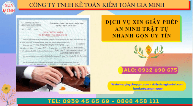 DỊCH VỤ XIN GIẤY PHÉP AN NINH TRẬT TỰ NHANH GỌN UY TÍN TẠI TP ĐÀ NẴNG 6 Dịch vụ làm giấy phép an ninh trật tự nhanh gọn uy tín tại TP Đà Nẵng