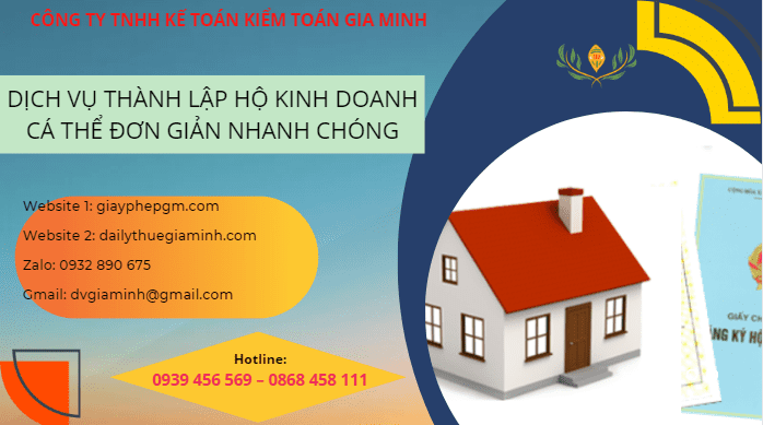 Dịch vụ thành lập hộ kinh doanh cá thể đơn giản nhanh chóng 14 Dịch vụ thành lập hộ kinh doanh cá thể