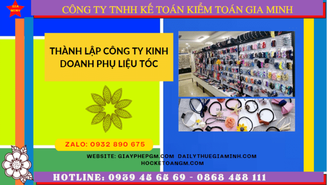 Thành lập công ty kinh doanh phụ liệu tóc tại Bình Thuận 6 Dịch vụ thành lập công ty kinh doanh phụ liệu tóc uy tín tại Bình Thuận