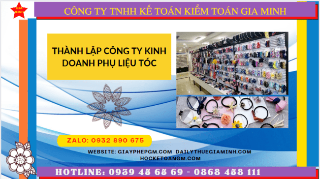 Thành lập công ty kinh doanh phụ liệu tóc tại Quảng Ngãi 6 Dịch vụ thành lập công ty kinh doanh phụ liệu tóc uy tín tại Quảng Ngãi