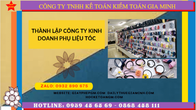 Thành lập công ty kinh doanh phụ liệu tóc tại Quảng Trị 6 Dịch vụ thành lập công ty kinh doanh phụ liệu tóc uy tín tại Quảng Trị