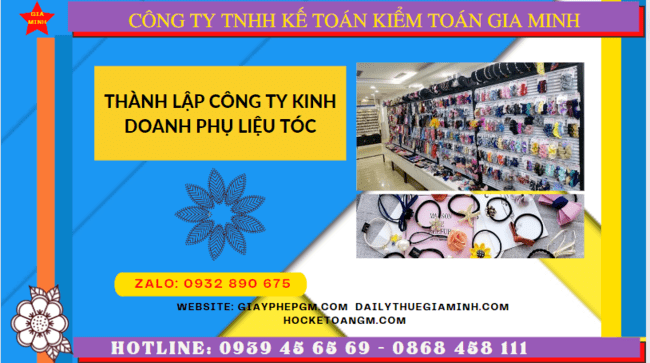 Thành lập công ty phụ liệu tóc tại Cần Thơ: Hướng dẫn thủ tục chi tiết từ A-Z 12 Dịch vụ thành lập công ty kinh doanh phụ liệu tóc uy tín tại Thành Phố Cần Thơ
